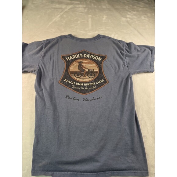 Vintage “Hardly Davidson” Men’s M “Beach Bum Biker’s Club” - Picture 6 of 7
